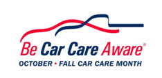 fall car care month - october